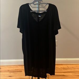 Old Navy XL Black V-Neck Tunic Top